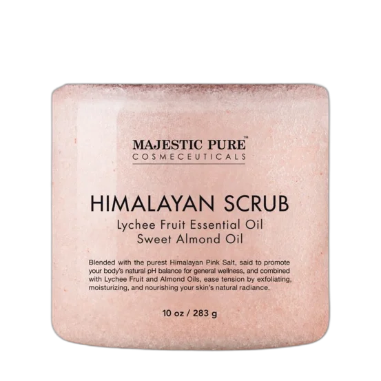 Himalayan Salt Body Scrub With Lychee Oil