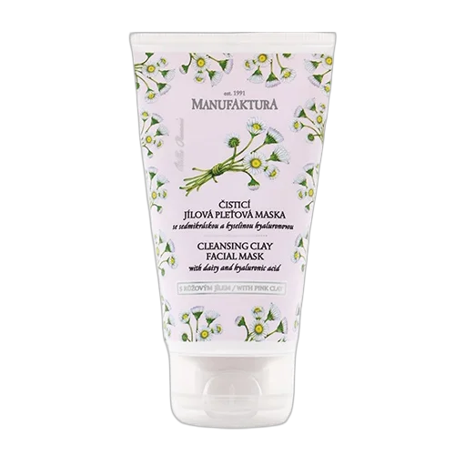 Cleansing Clay Facial Mask with Daisy and Hyaluronic Acid