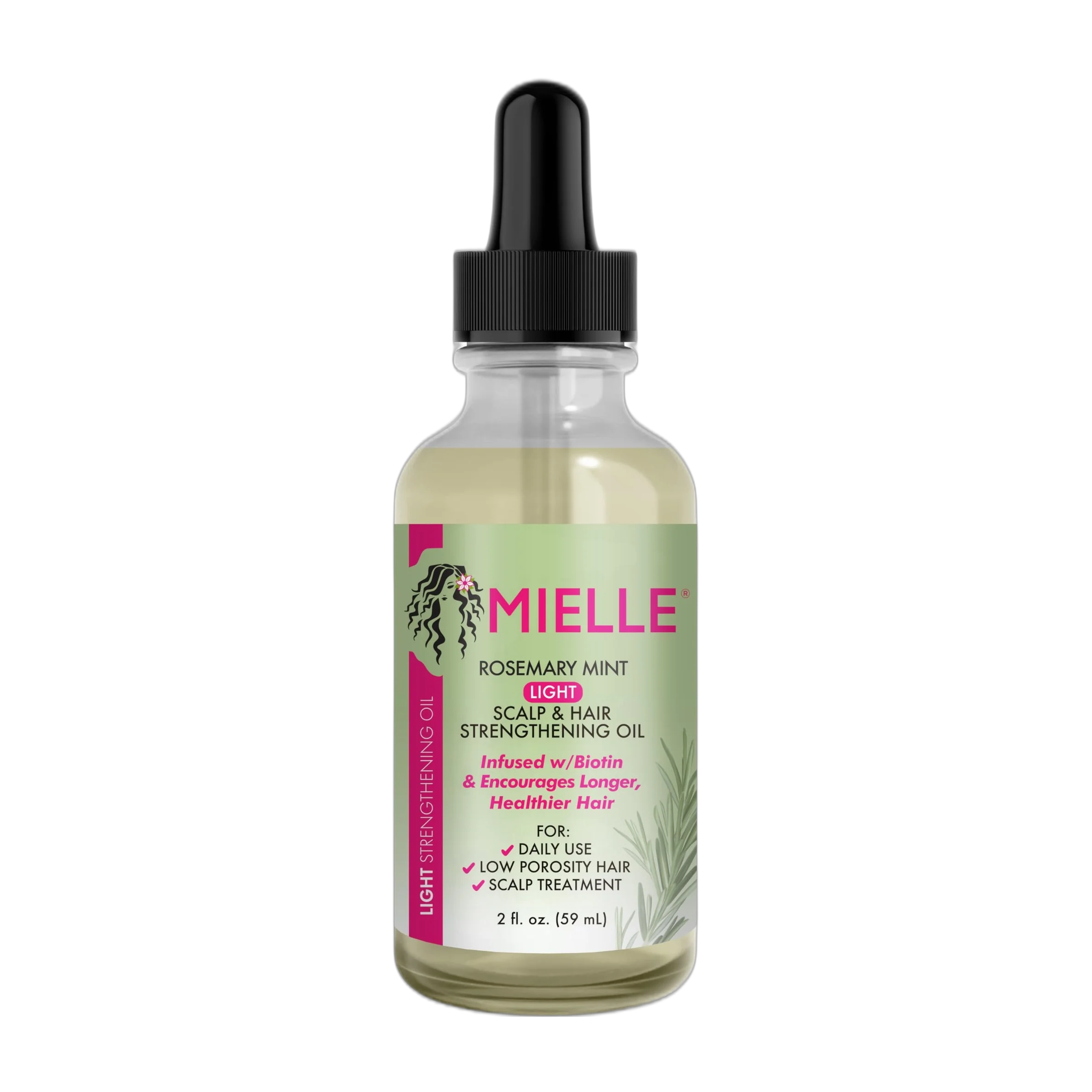 Rosemary Mint Scalp & Hair Strengthening Oil Light