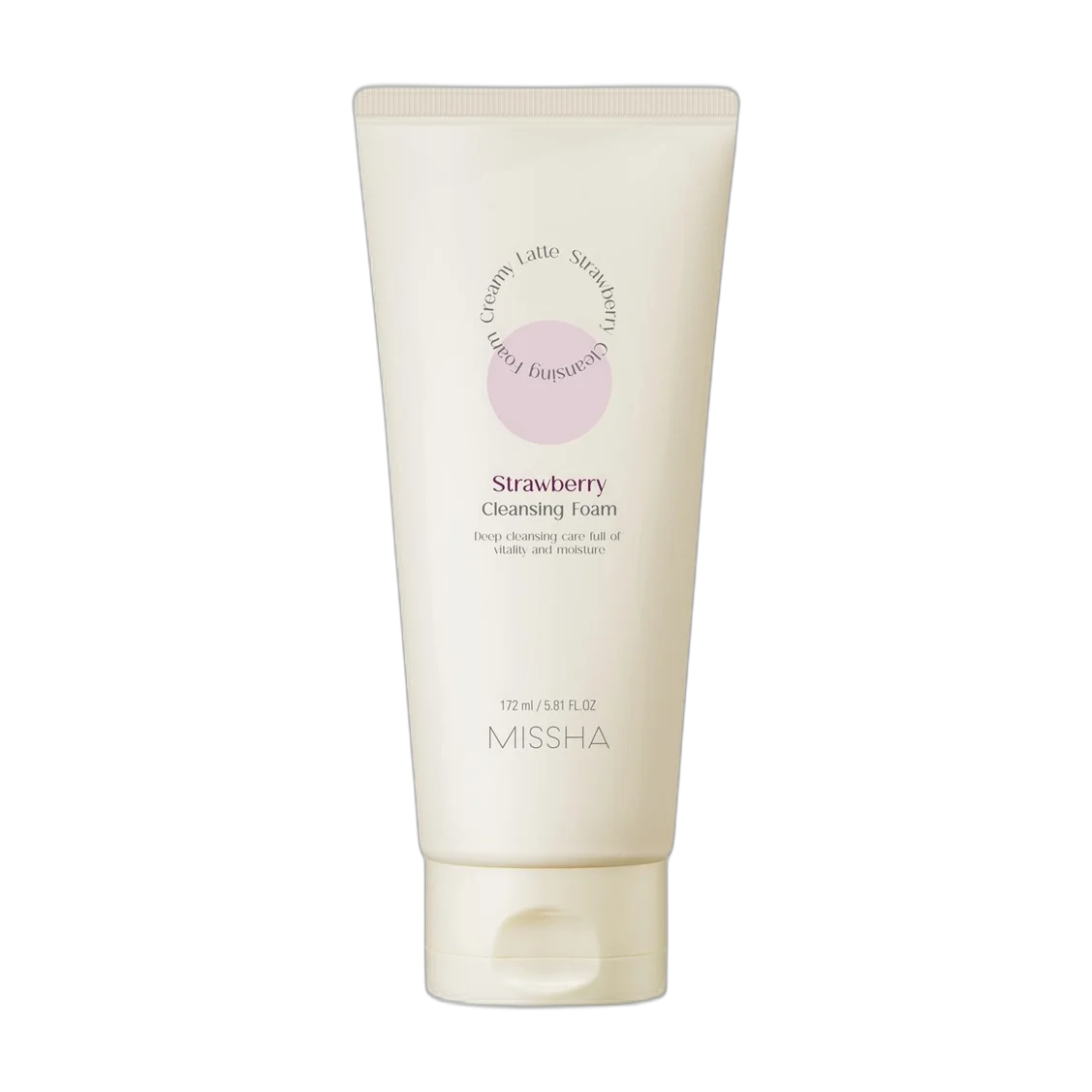 Creamy Latte Cleansing Foam Strawberry