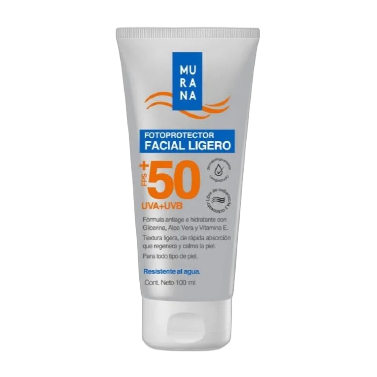 Fotoprotector Facial Ligero FPS 50+