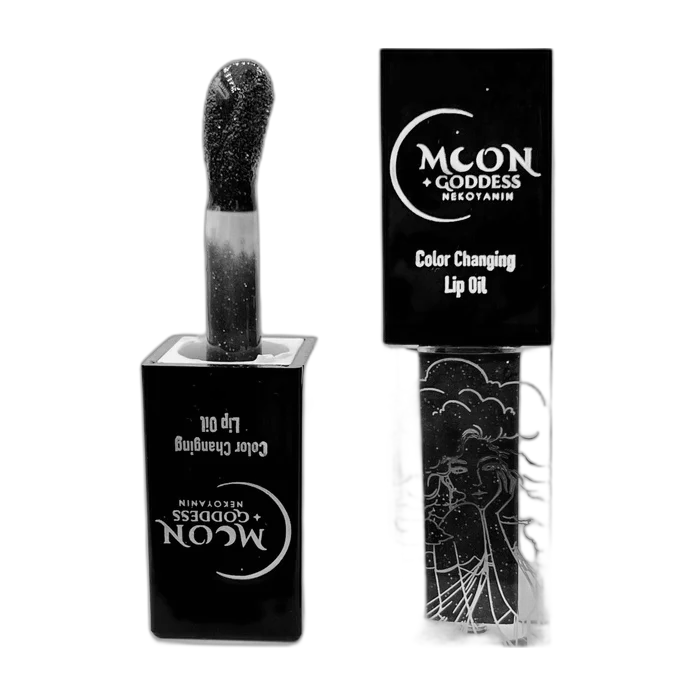 Black Color Changing Lip Oil - Moon Goddess