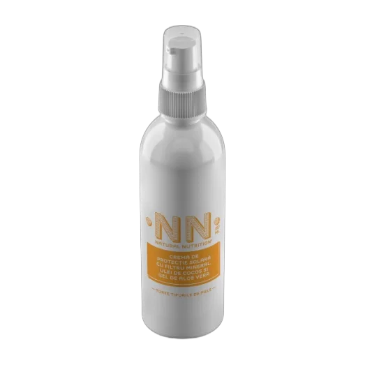 Sun Protection Cream For Body And Face With Mineral Filter, Coconut Oil And Aloe Vera Gel Spf 30