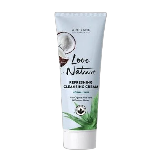 Love Nature Refreshing Cleansing Cream With Organic Aloe Vera & Coconut Water
