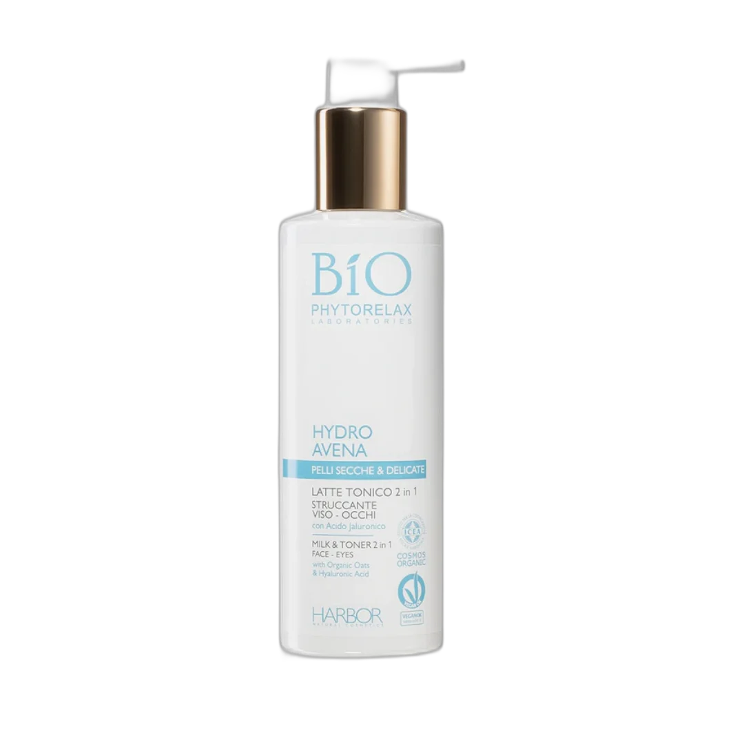 Bio Hydro Avena - Latte Tonico 2 In 1 Struccante Viso/Occhi