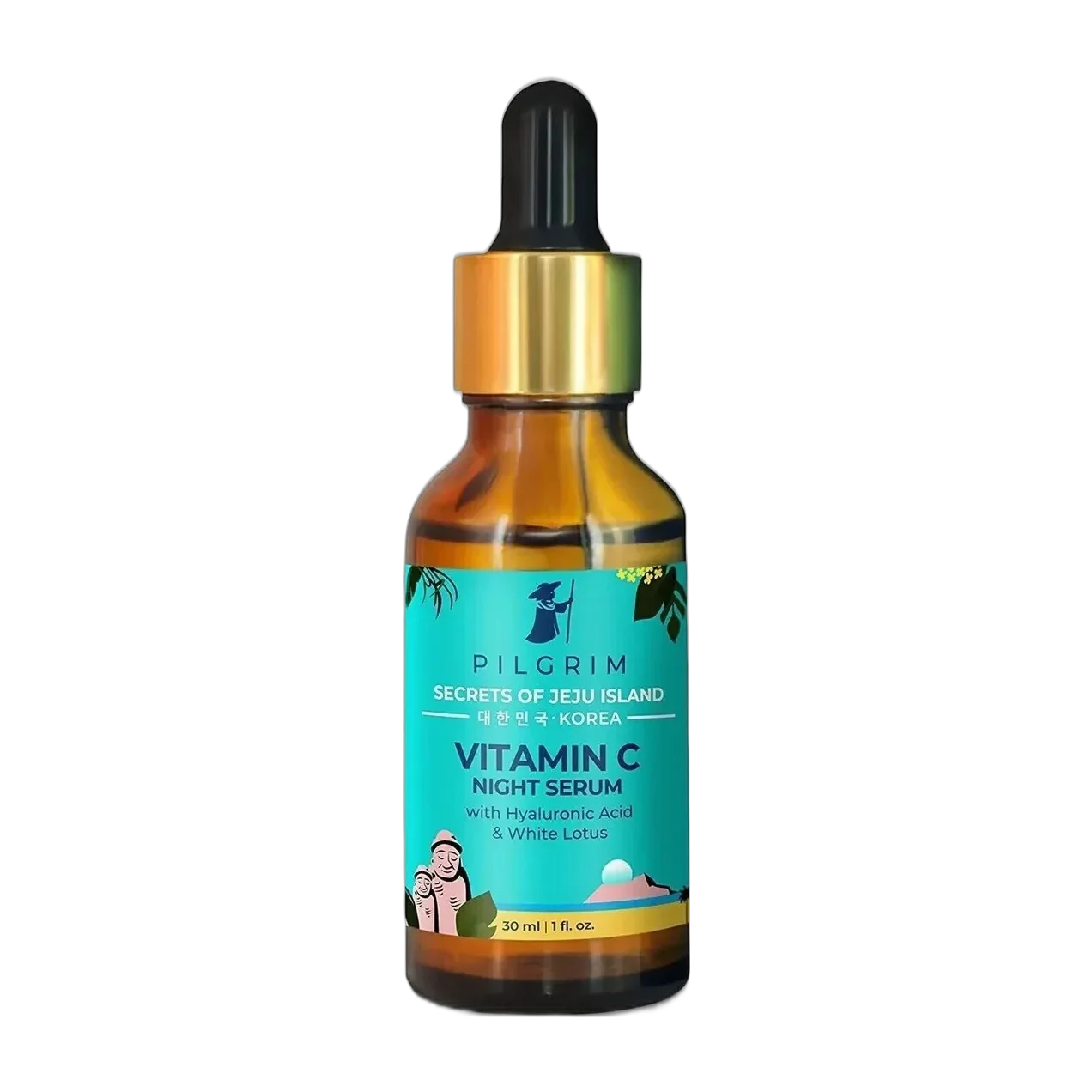 Vitamin C Night Serum (oil-based) With Hyaluronic Acid & White Lotus