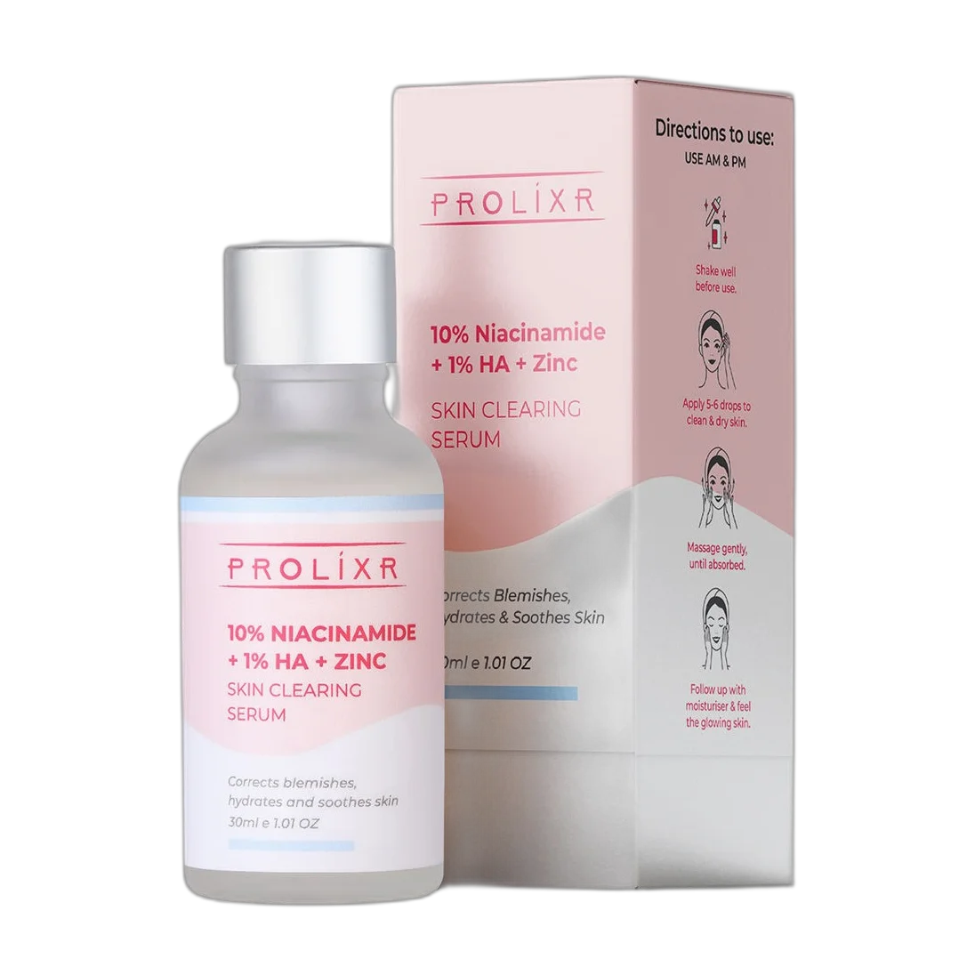 10% Niacinamide + 1% Hyaluronic Acid + Zinc Skin Clearing Face Serum