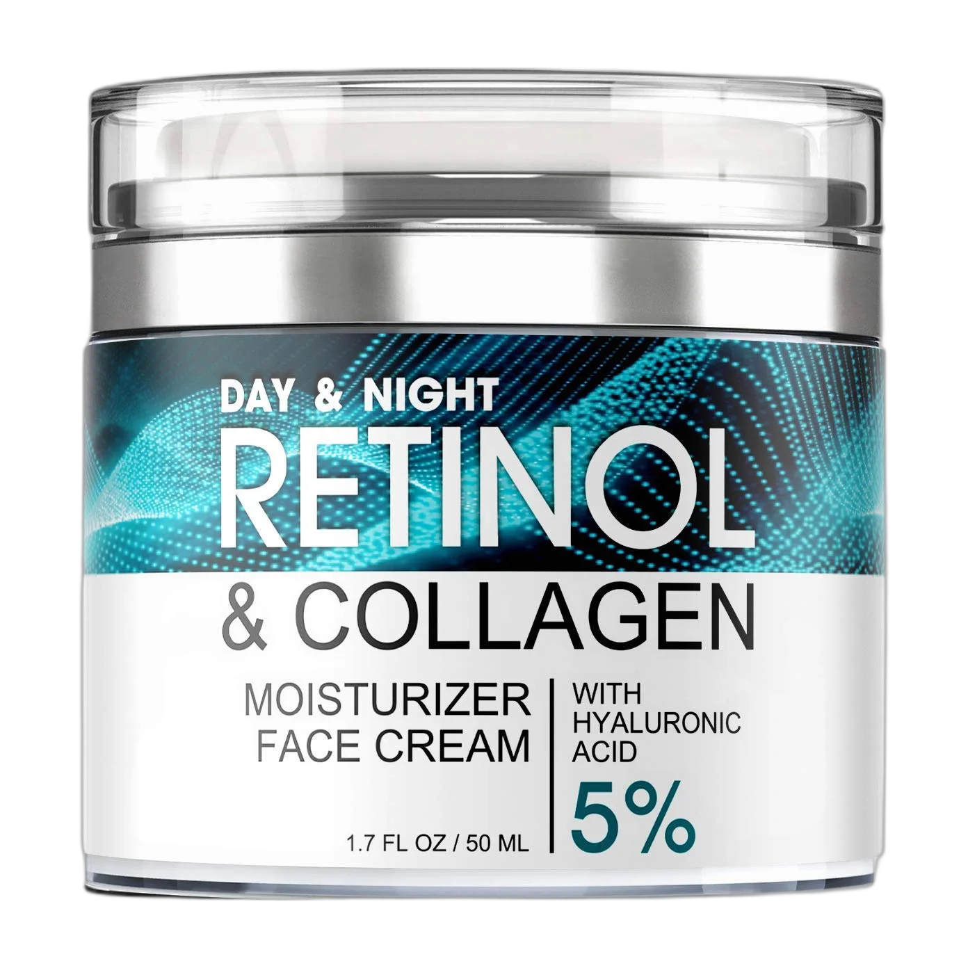 Retinol Cream For Face – Facial Moisturizer With Hyaluronic Acid And Collagen
