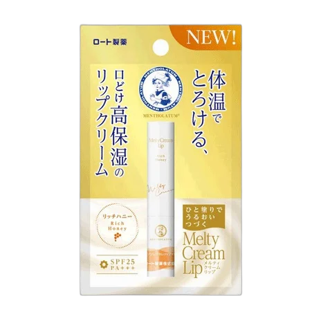 Mentholatum Melty Cream Lip Blooming Honey - SPF25, Pa+++