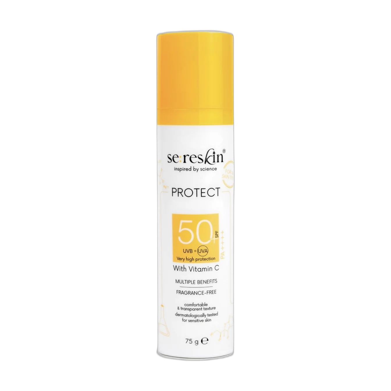 SPF 50+ Protect + Vit. C