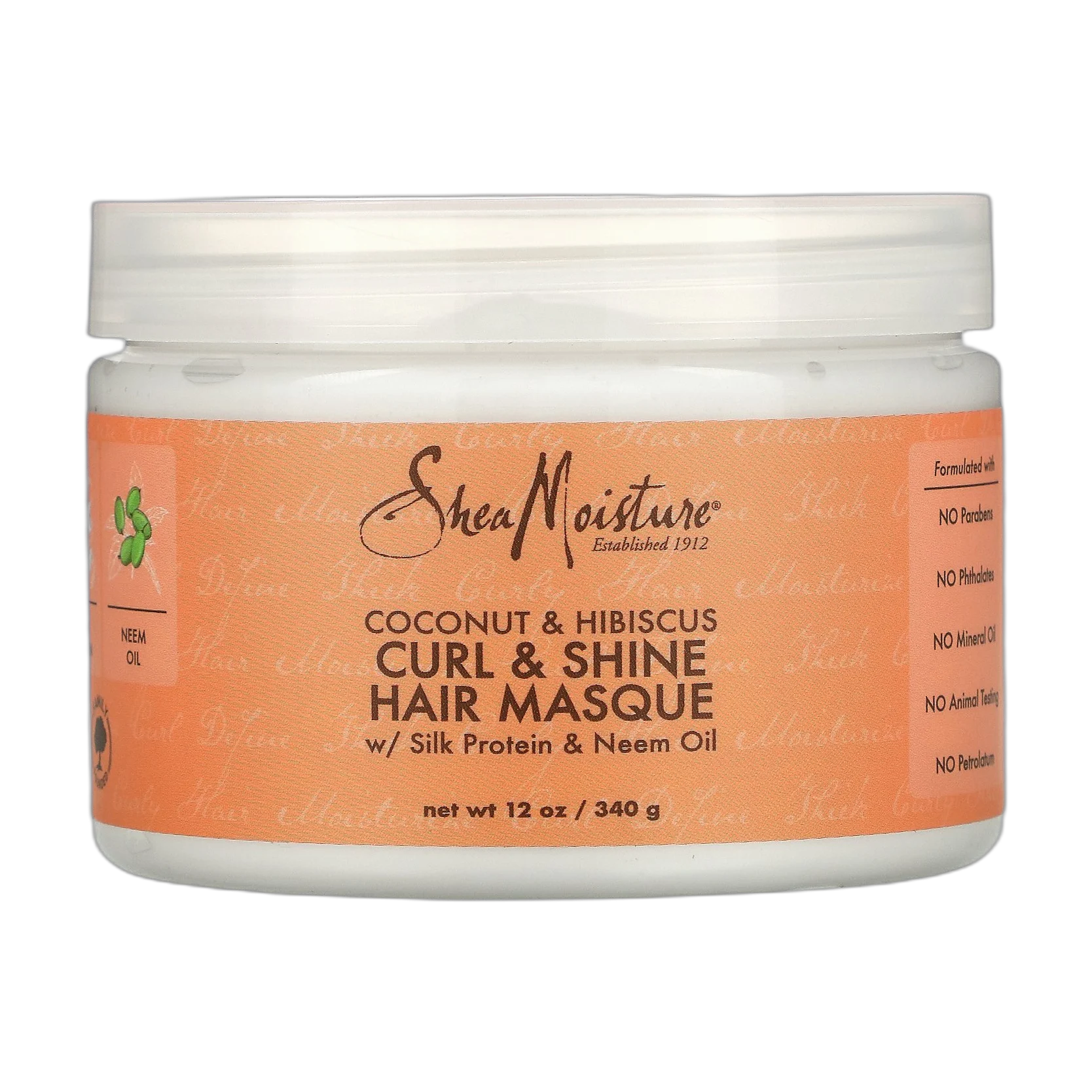 Curl & Shine Hair Masque With Silk Protein & Neem Oil