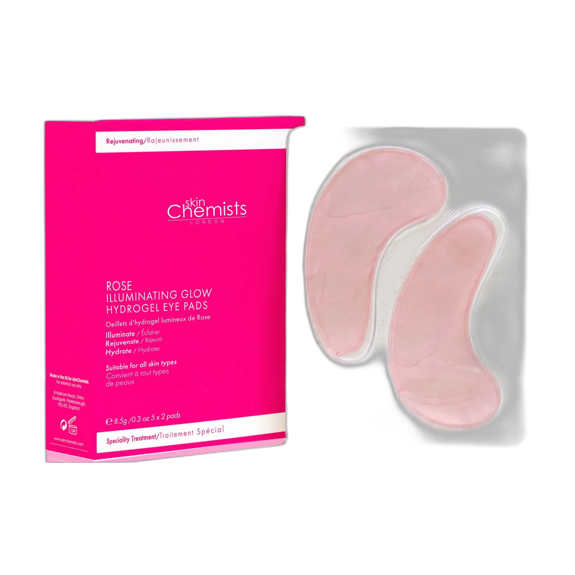 Rose Illuminating Eye Pads