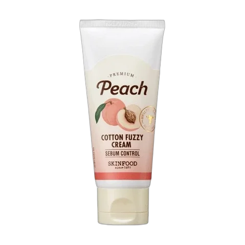 Premium Peach Cotton Fuzzy Cream