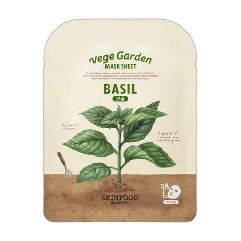 Vege Garden Basil Mask Sheet