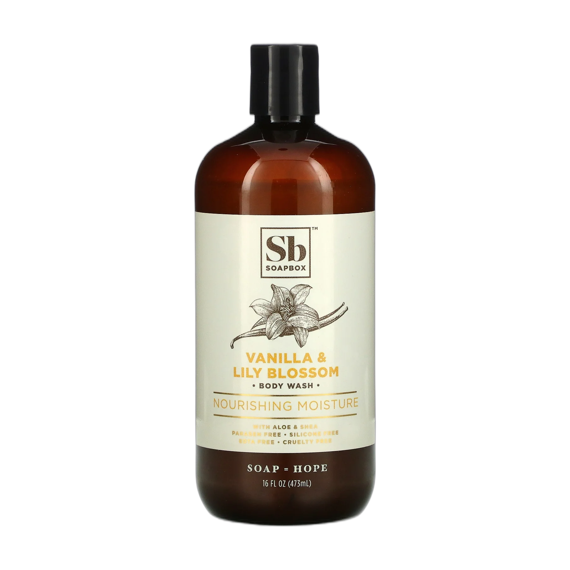 Nourishing Moisture Body Wash With Aloe & Shea, Vanilla & Lily Blossom
