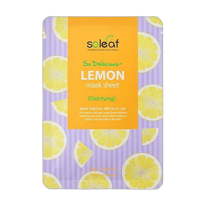 So Delicious Lemon Mask Sheet [Clarifying]