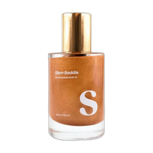 Glam Baddie Shimmering Body Oil SPF 30