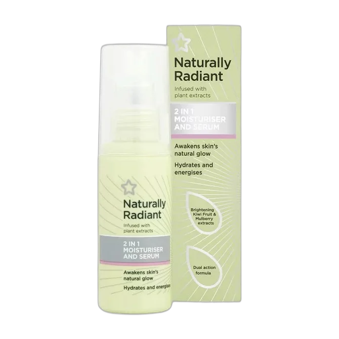 Naturally Radiant 2 In 1 Moisturiser & Serum