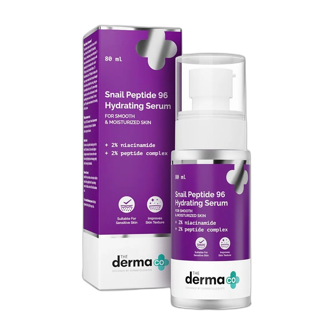 Snail Peptide 96 Hydrating Serum With Snail Mucin & Peptide Complex For Smooth & Moisturized Skin