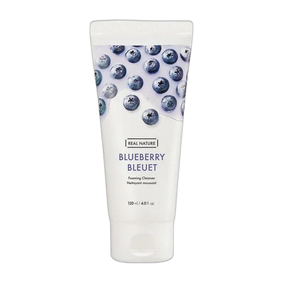 Real Nature Blueberry Bleuet Foaming Cleanser