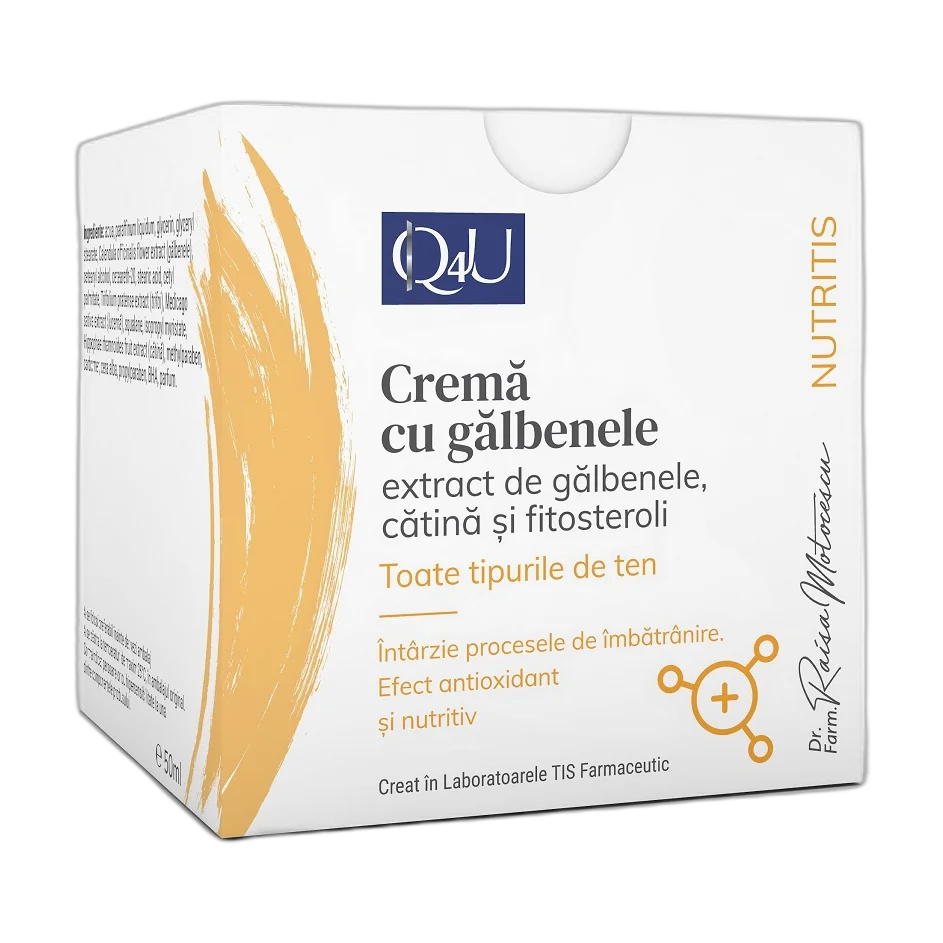 Cremă Cu Galbenele Pentru Tenuri Sensibile Nutritis