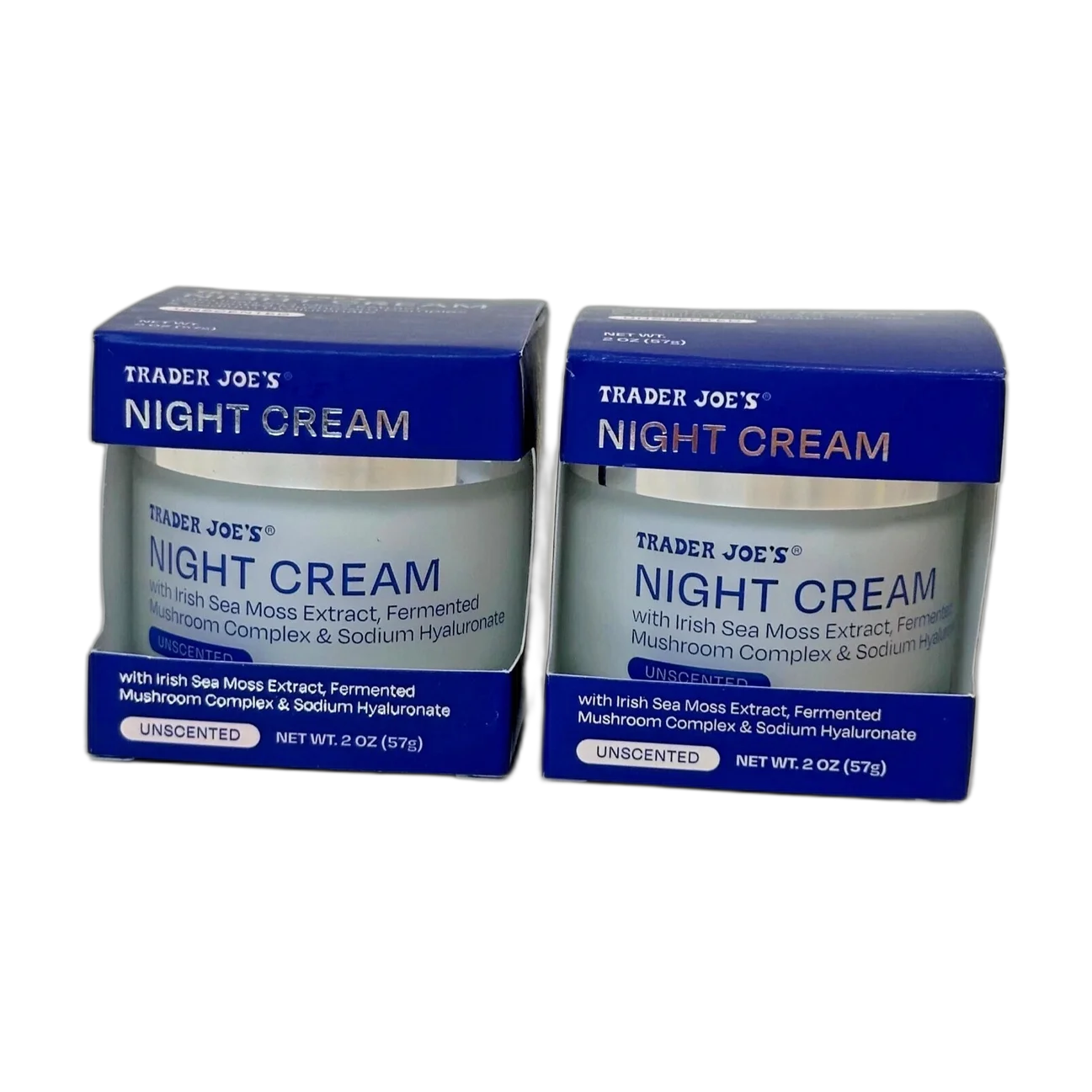 Night Cream With Irish Sea Moss Extract, Fermented Mushroom Complex, And Sodium Hyaluronate