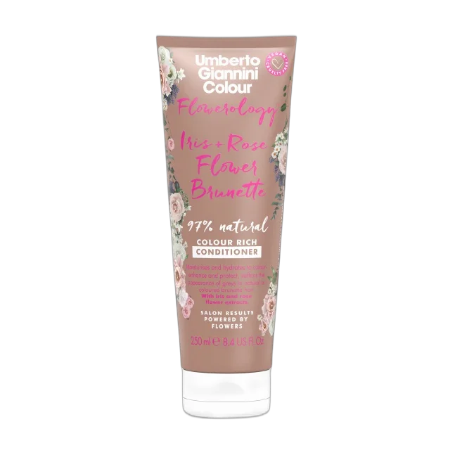 Flowerology Iris + Rose Flower Vegan Brunette Conditioner