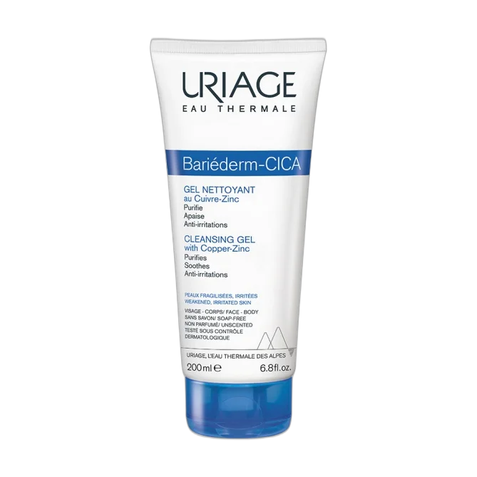 Barièderm-cica Cleansing Gel With Copper-zinc