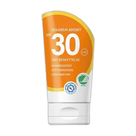 Solkrem Ansikt SPF30