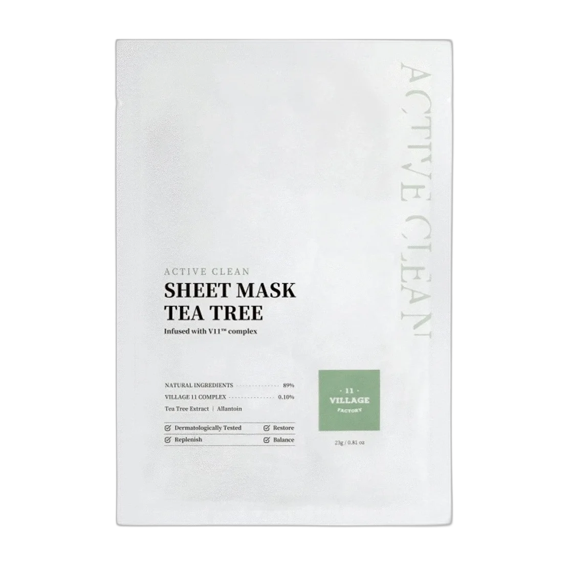 Active Clean Sheet Mask Tea Tree