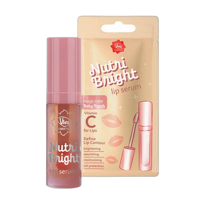 Nutri Bright Lip Serum Magic Color Baby Peach