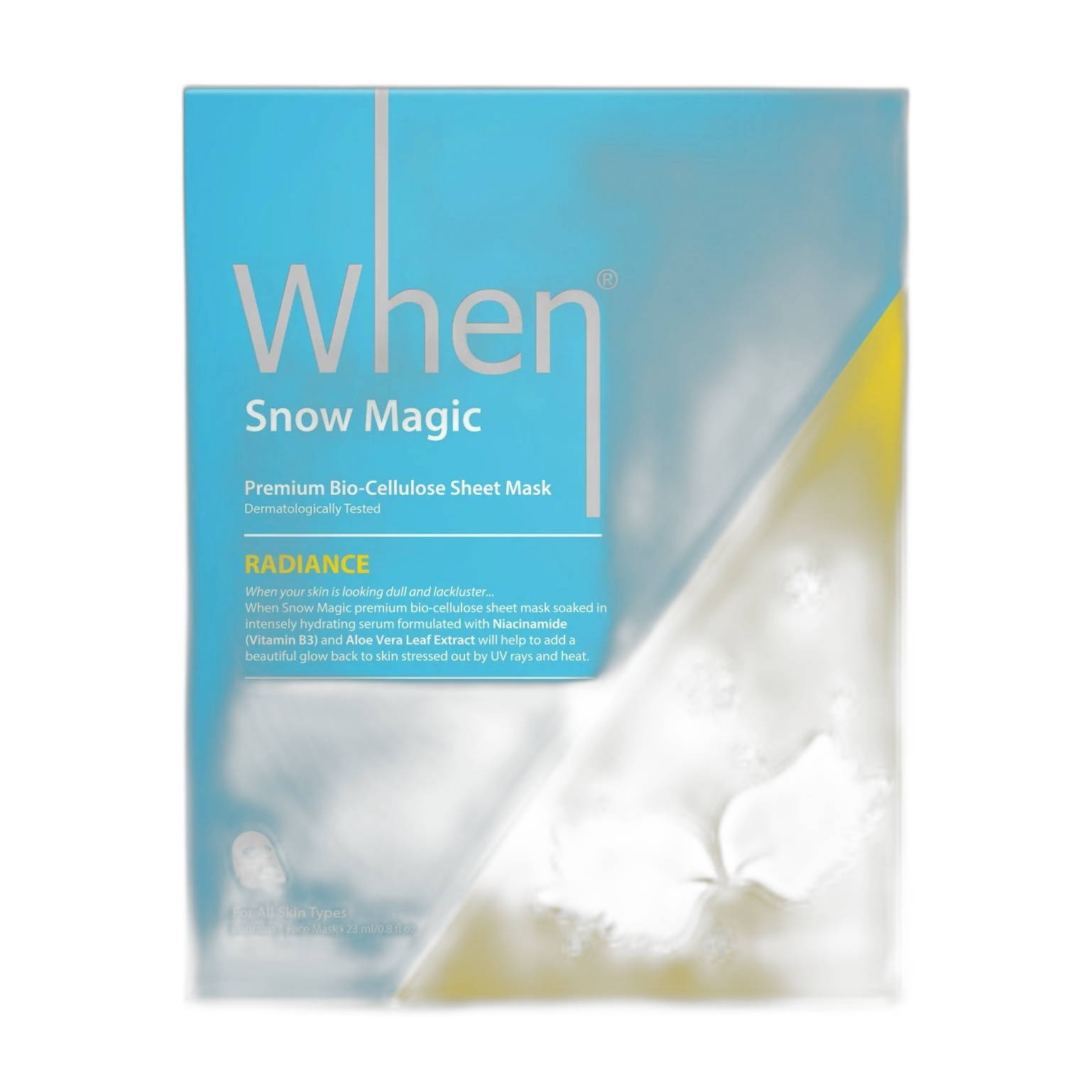 Radiance Snow Magic Premium Bio-cellulose Sheet Mask