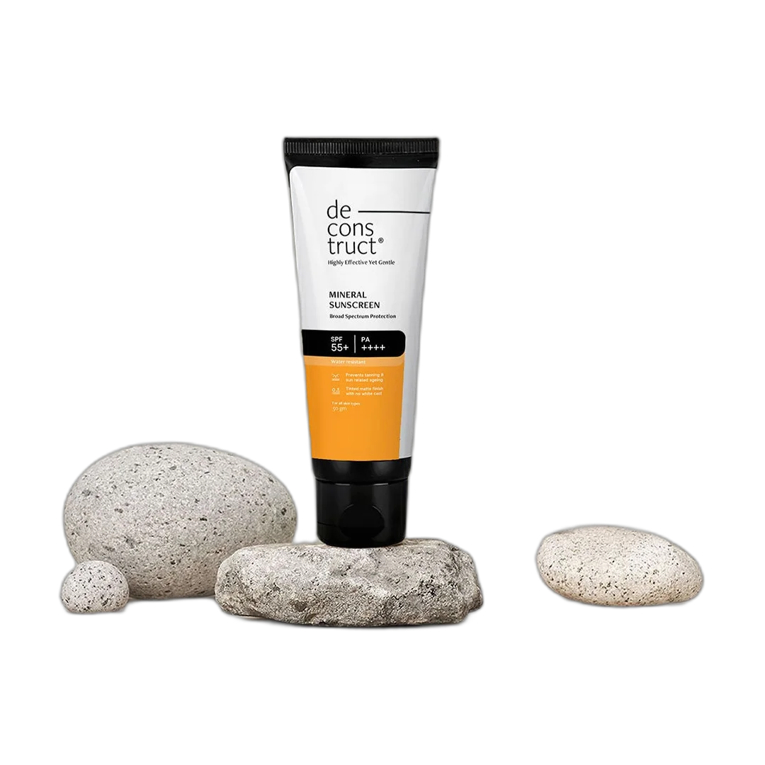Mineral Sunscreen - SPF 55+ And Pa++++ | Water Resistant Sunscreen