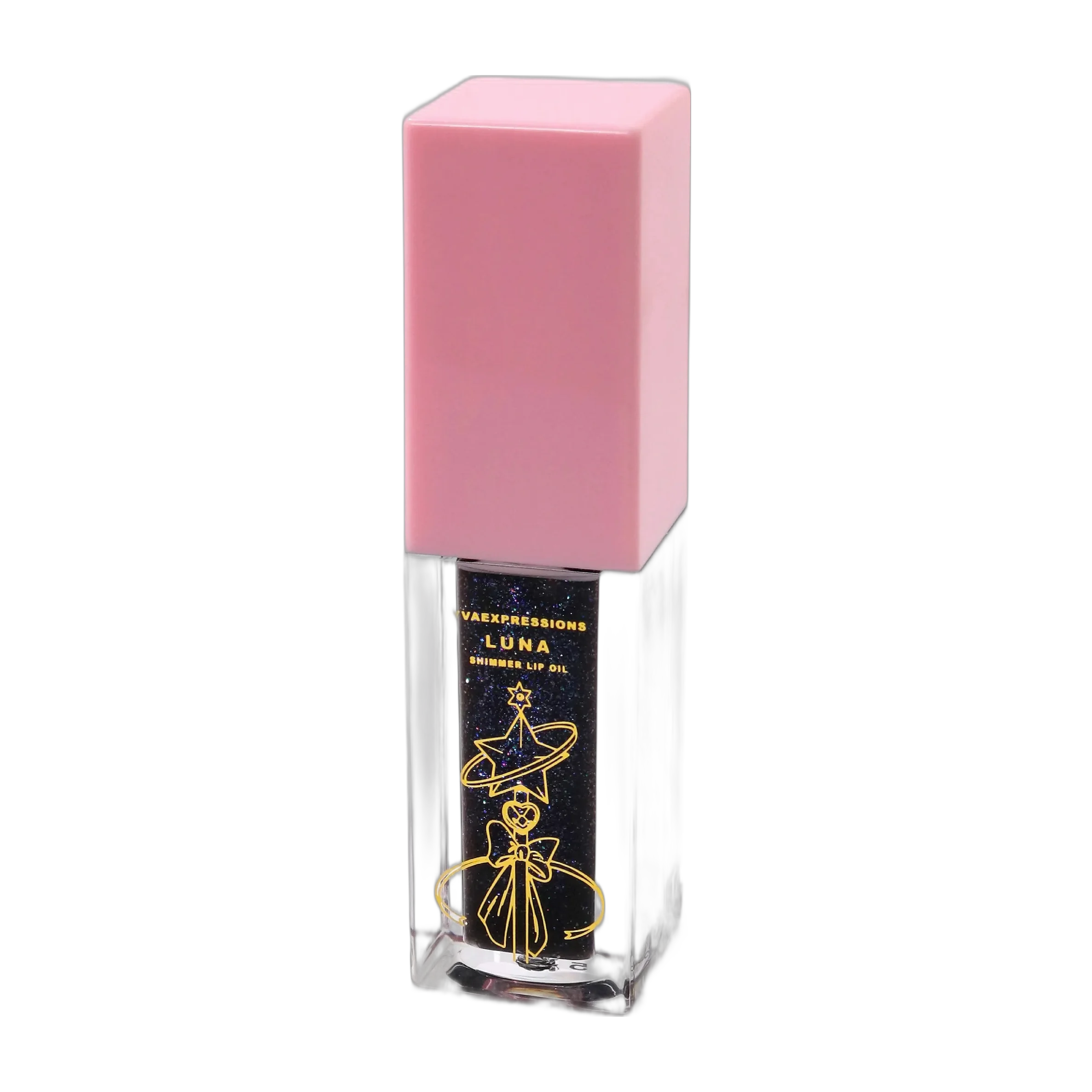 Luna Color Change Lip Oil (black)