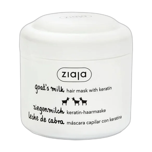 Leche De Cabra Máscara Capilar Con Keratina