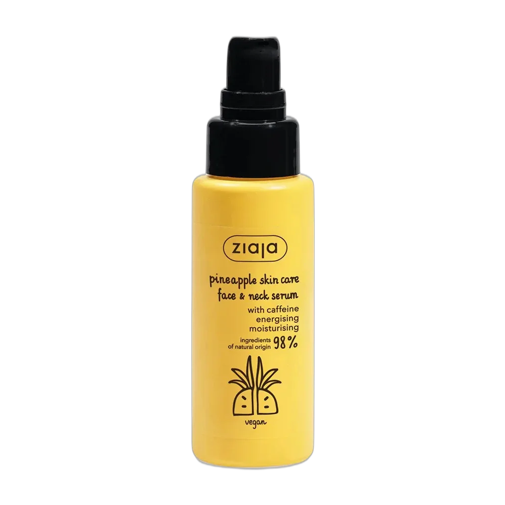 Pineapple Skin Care Face & Neck Serum With Caffeine