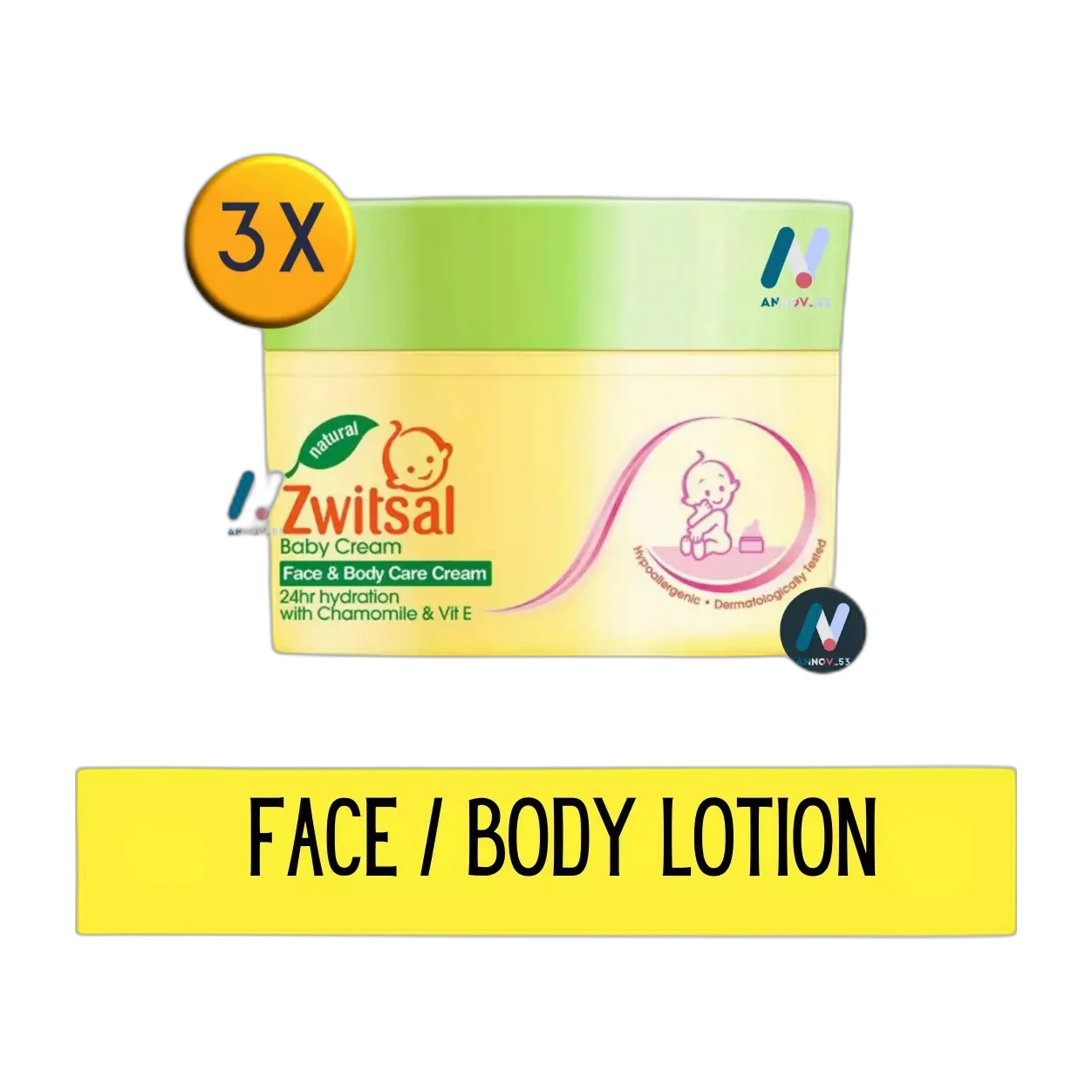 Baby Cream With Chamomile And Vit E